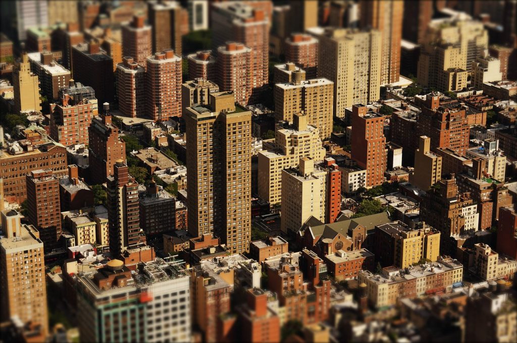 skyscrapers, skyline, city